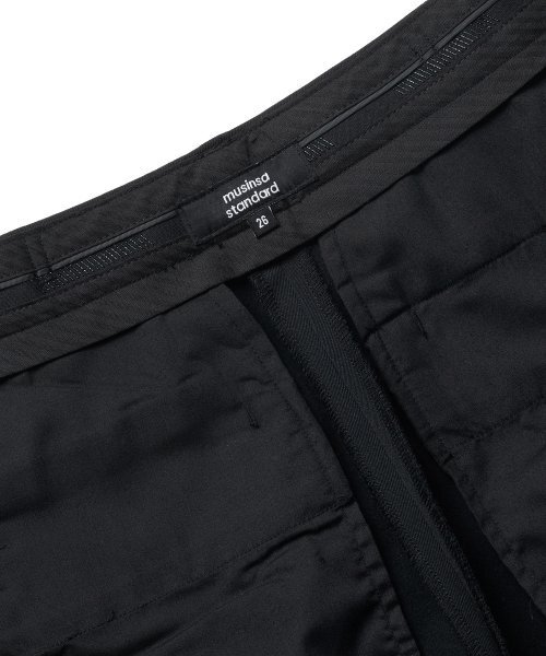 MUSINSA STANDARD WOMAN（ムシンサスタンダードウーマン）の「ウィメンズヘビーウェイト裏起毛ストレートヒドゥンバンディングスラックス[ブラック]（スラックス・レディース・その他・30/31/24/25/26/27/28/29）」の6枚目の写真