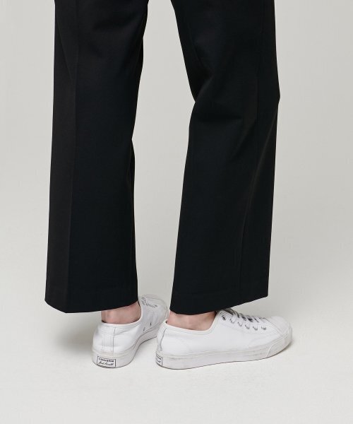 MUSINSA STANDARD WOMAN（ムシンサスタンダードウーマン）の「ウィメンズヘビーウェイト裏起毛ストレートヒドゥンバンディングスラックス[ブラック]（スラックス・レディース・その他・30/31/24/25/26/27/28/29）」の8枚目の写真