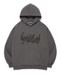 GRAFFITI HOWLING HOODIE [PIGMENT BLACK]