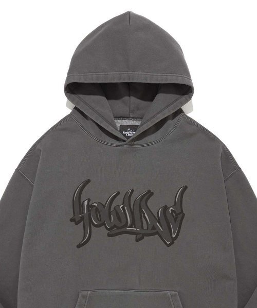 Retriever Club（レトリーバークラブ）の「GRAFFITI HOWLING HOODIE [PIGMENT BLACK]（パーカー・レディース・その他・MEDIUM/X-LARGE）」の3枚目の写真