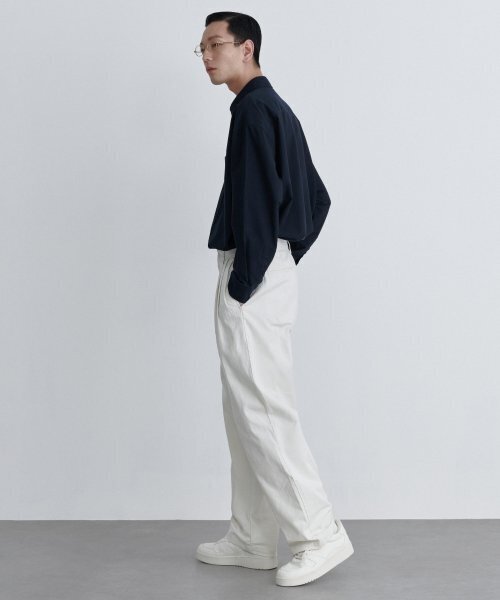 MUSINSA STANDARD（ムシンサスタンダード）の「スリータックセミバルーンチノパンツ[クリーム]（その他パンツ・メンズ・その他・40/38/42/36/32/30/31/33/26/27/28/29）」の6枚目の写真