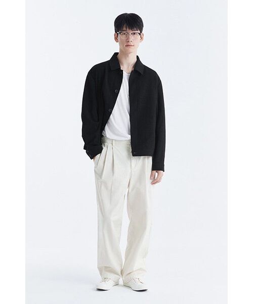 MUSINSA STANDARD（ムシンサスタンダード）の「スリータックセミバルーンチノパンツ[クリーム]（その他パンツ・メンズ・その他・40/38/42/36/32/30/31/33/26/27/28/29）」の18枚目の写真
