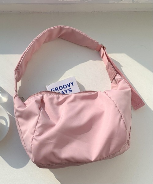 BACKYARD FAMILY(バックヤードファミリー)の「ショルダーバッグ kbag06(ショルダーバッグ・レディース・クリーム/ブルー/カーキ/ブラック/アーミー/ホワイト/グリーン/キャメル/グレー/ピンク・FREE)」の10枚目の写真