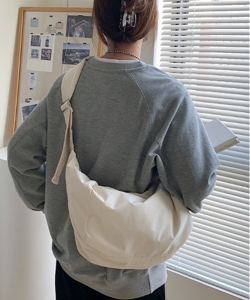 BACKYARD FAMILY(バックヤードファミリー)の「ショルダーバッグ kbag06(ショルダーバッグ・レディース・クリーム/ブルー/カーキ/ブラック/アーミー/ホワイト/グリーン/キャメル/グレー/ピンク・FREE)」の12枚目の写真