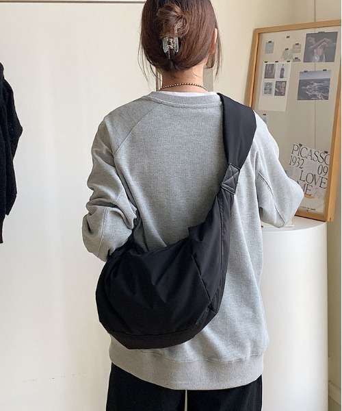 BACKYARD FAMILY(バックヤードファミリー)の「ショルダーバッグ kbag06(ショルダーバッグ・レディース・クリーム/ブルー/カーキ/ブラック/アーミー/ホワイト/グリーン/キャメル/グレー/ピンク・FREE)」の13枚目の写真