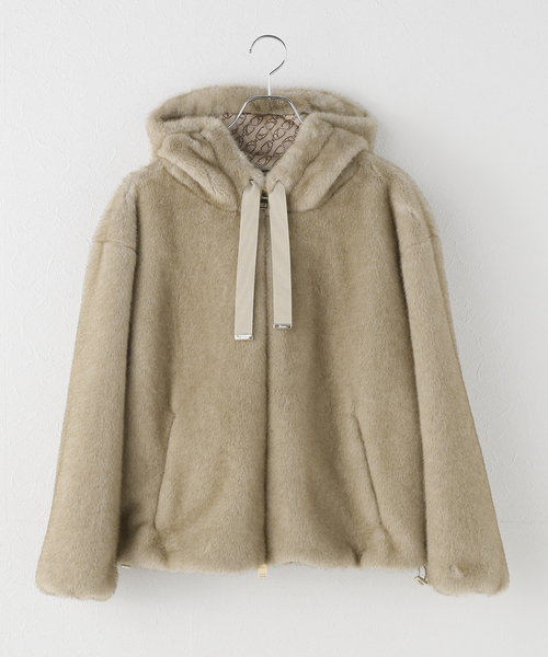 IENA(イエナ)の「HERNO/ヘルノ ECO FAR BZ ブルゾン GI000318D(その他アウター・レディース・ベージュ/グレー・36/38)」の1枚目の写真