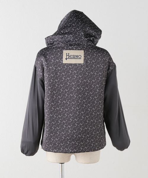 IENA(イエナ)の「HERNO/ヘルノ ECO FAR BZ ブルゾン GI000318D(その他アウター・レディース・ベージュ/グレー・36/38)」の10枚目の写真