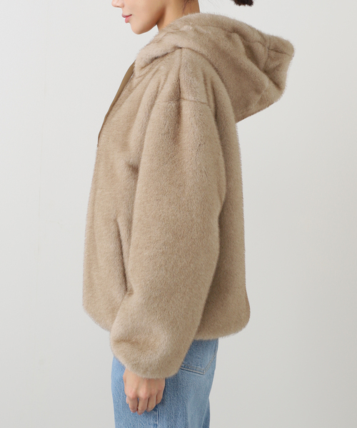 IENA(イエナ)の「HERNO/ヘルノ ECO FAR BZ ブルゾン GI000318D(その他アウター・レディース・ベージュ/グレー・36/38)」の17枚目の写真