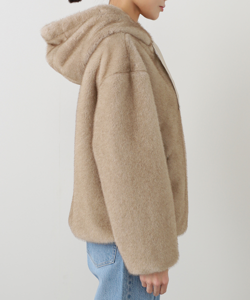IENA(イエナ)の「HERNO/ヘルノ ECO FAR BZ ブルゾン GI000318D(その他アウター・レディース・ベージュ/グレー・36/38)」の19枚目の写真