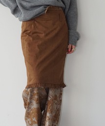 chuclla | フリルヘム ミディスカート chw25a137(スカート)