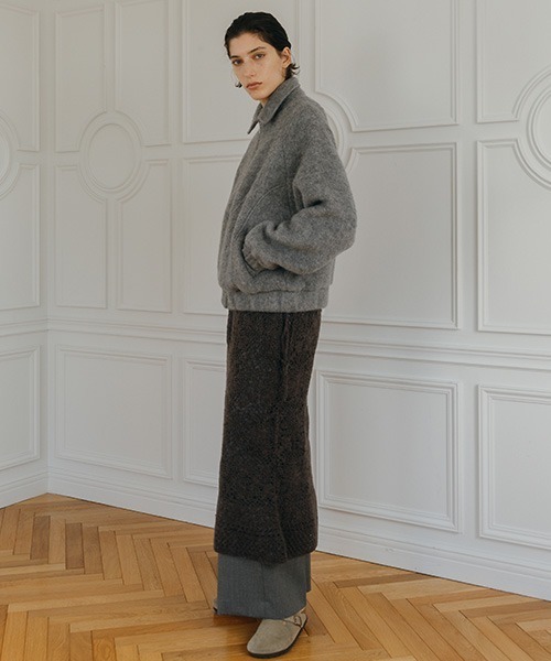 CREDONA(クレドナ)の「CROCHET CAMI/クロシェキャミ(ワンピース・レディース・チャコールグレー/アイボリー・FREE)」の19枚目の写真