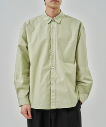 PYEON MA（ピョンマ）の「タイプライタービージョーシャツ - ライトグリーン（シャツ/ブラウス）」