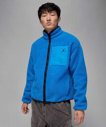 JORDAN BRAND（ジョーダンブランド）の「ジョーダン フライト メンズ マウンテンサイド フェイクファー ジャケット / Jordan Flight Men's Mountainside Faux Fur Jacket HV0778-406 Photo Blue（ブルゾン・メンズ）」