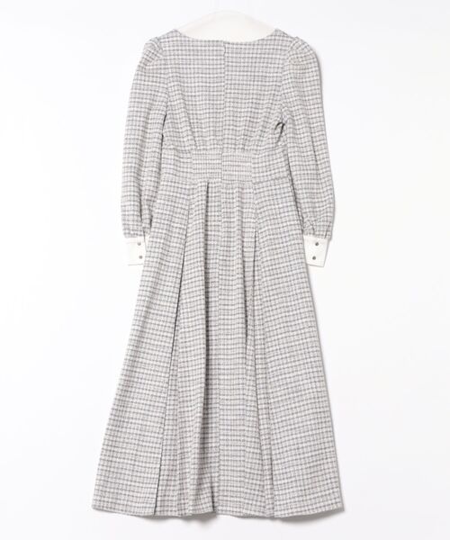 セール】2025秋冬新作 カットジャガードフレアワンピース（ワンピース