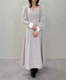 31 Sons de mode | 2025秋冬新作 カットジャガードフレアワンピース(ワンピース)