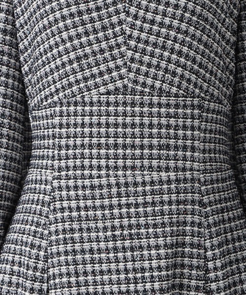 31 Sons de mode（トランテアン　ソン　ドゥ　モード）の「2025秋冬新作 カットジャガードフレアワンピース（ワンピース・レディース・ブルー/ブラック/ベージュ・S/M）」の17枚目の写真