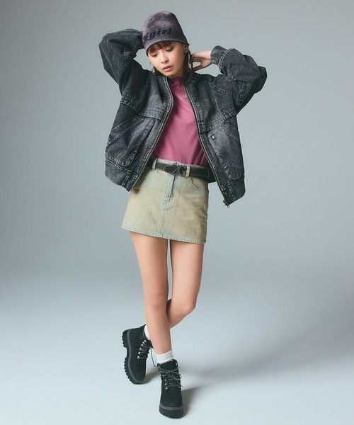 X-girl（エックスガール）の「XG EMBLEM CLASP FAUX LEATHER BELT（ベルト・レディース・ブラウン/ブラック・ONE SIZE）」の4枚目の写真