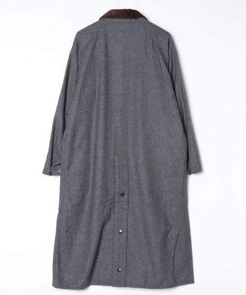 Barbour（バブアー）の「【SNOWDON / スノードン】"JAPAN LIMITED" ウール ロング コート（ステンカラーコート・メンズ・グレー・36/38/34/40）」の11枚目の写真