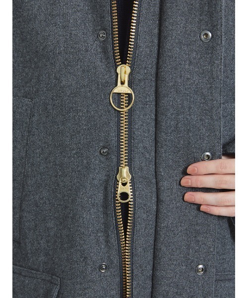 Barbour（バブアー）の「【SNOWDON / スノードン】"JAPAN LIMITED" ウール ロング コート（ステンカラーコート・メンズ・グレー・36/38/34/40）」の8枚目の写真