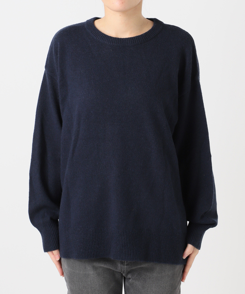 JOURNAL STANDARD relume（ジャーナルスタンダード　レリューム）の「《WEB限定追加》バックロゴニットプルオーバー（ニット/セーター・レディース・ブラウン・FREE）」の8枚目の写真
