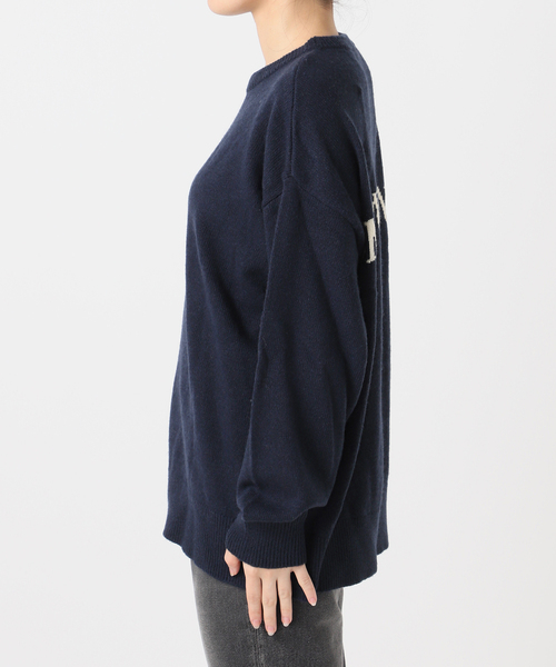 JOURNAL STANDARD relume（ジャーナルスタンダード　レリューム）の「《WEB限定追加》バックロゴニットプルオーバー（ニット/セーター・レディース・ブラウン・FREE）」の9枚目の写真