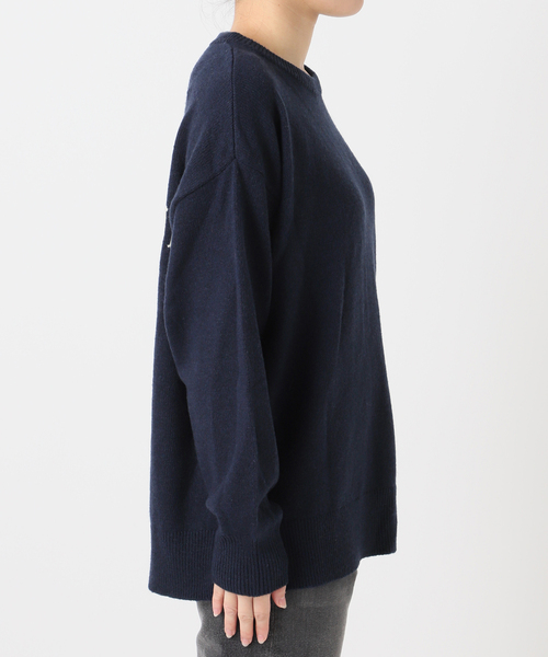 JOURNAL STANDARD relume（ジャーナルスタンダード　レリューム）の「《WEB限定追加》バックロゴニットプルオーバー（ニット/セーター・レディース・ブラウン・FREE）」の11枚目の写真