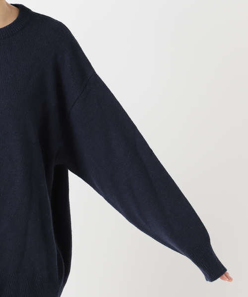 JOURNAL STANDARD relume（ジャーナルスタンダード　レリューム）の「《WEB限定追加》バックロゴニットプルオーバー（ニット/セーター・レディース・ブラウン・FREE）」の12枚目の写真