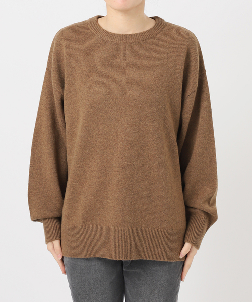 JOURNAL STANDARD relume（ジャーナルスタンダード　レリューム）の「《WEB限定追加》バックロゴニットプルオーバー（ニット/セーター・レディース・ブラウン・FREE）」の14枚目の写真