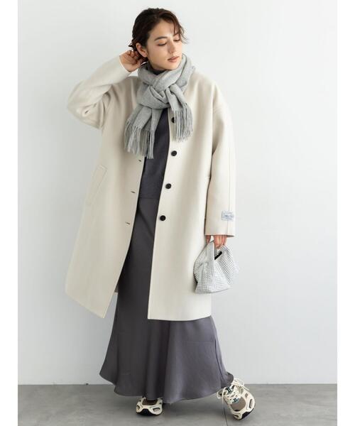 Te chichi（テチチ）の「ウールプレーンストール（ストール/ショール・レディース・シルバーグレー/ボルドー/キャメル/オフホワイト・F）」の12枚目の写真