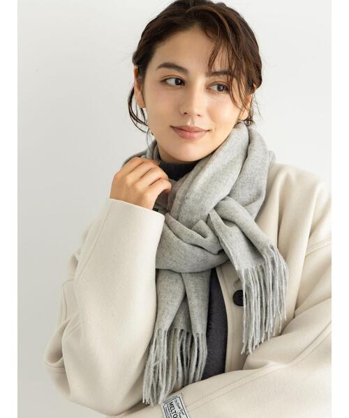 Te chichi（テチチ）の「ウールプレーンストール（ストール/ショール・レディース・シルバーグレー/ボルドー/キャメル/オフホワイト・F）」の13枚目の写真