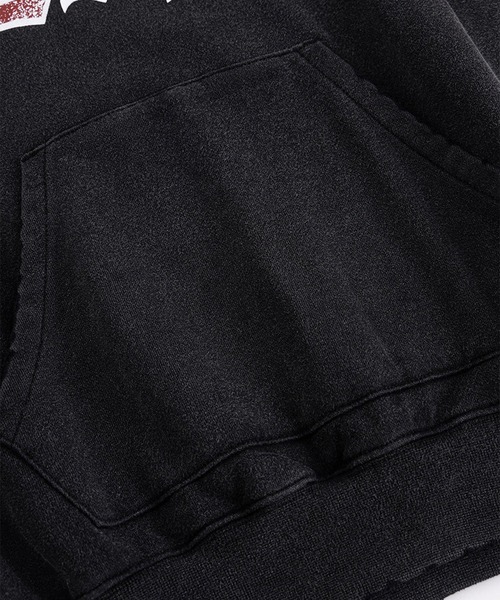WOKE EDGE(ウォークエッジ)の「After Hoodie(パーカー・メンズ・ブラック/レッド・M/L)」の8枚目の写真