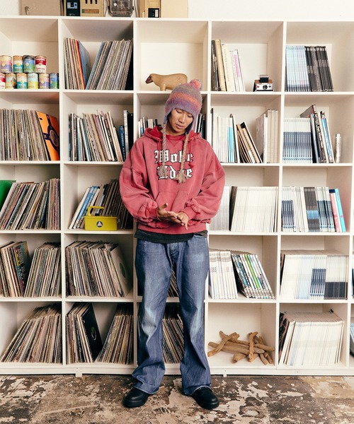WOKE EDGE(ウォークエッジ)の「After Hoodie(パーカー・メンズ・ブラック/レッド・M/L)」の17枚目の写真