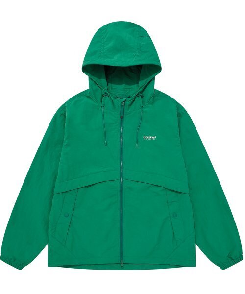 COVERNAT(カバーナット)の「ウィンドブレーカー ジャンパー グリーン(ナイロンジャケット・レディース・その他・SMALL/MEDIUM/LARGE/X-LARGE)」の1枚目の写真