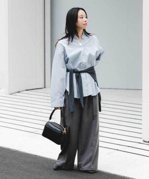 RODE SKO（ロデスコ）の「フロントポケットショルダーバッグ（ショルダーバッグ・レディース・ブルー/ブラック/ベージュ・ONE）」の7枚目の写真