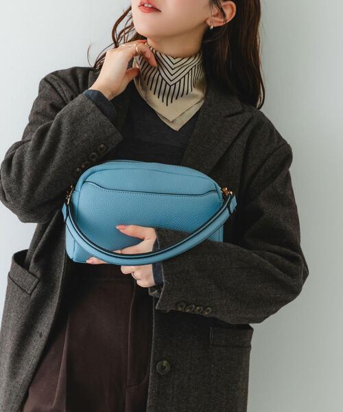 RODE SKO（ロデスコ）の「フロントポケットショルダーバッグ（ショルダーバッグ・レディース・ブルー/ブラック/ベージュ/グレー・ONE）」の15枚目の写真