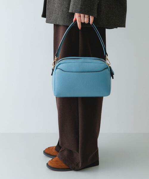 RODE SKO（ロデスコ）の「フロントポケットショルダーバッグ（ショルダーバッグ・レディース・ブルー/ブラック/ベージュ/グレー・ONE）」の10枚目の写真