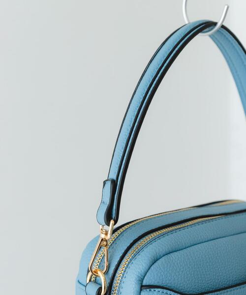 RODE SKO（ロデスコ）の「フロントポケットショルダーバッグ（ショルダーバッグ・レディース・ブルー/ブラック/ベージュ/グレー・ONE）」の8枚目の写真