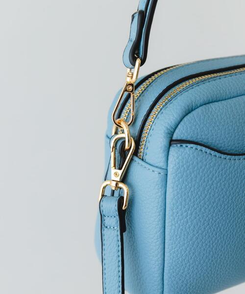 RODE SKO（ロデスコ）の「フロントポケットショルダーバッグ（ショルダーバッグ・レディース・ブルー/ブラック/ベージュ/グレー・ONE）」の7枚目の写真