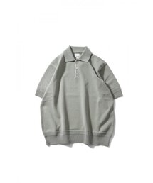Dana Cotton Pullover Collar Knit Sage Green