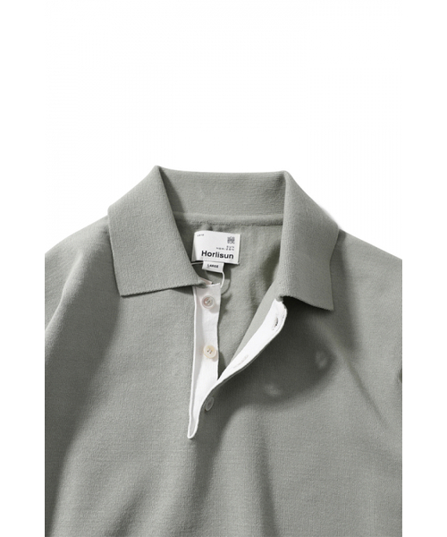 HORLISUN(ホーリーサン)の「Dana Cotton Pullover Collar Knit Sage Green(ニット/セーター・レディース・その他・LARGE/MEDIUM)」の5枚目の写真
