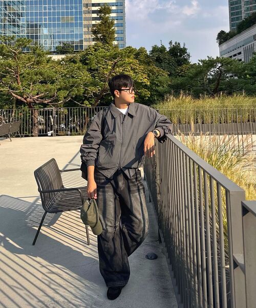COSTUME O’CLOCK(コスチュームオクロック)の「カーブドツーウェイ航空ジャケットダークグレー COOSJP046DGRAY(ブルゾン・メンズ・その他・MEDIUM/SMALL/LARGE)」の16枚目の写真