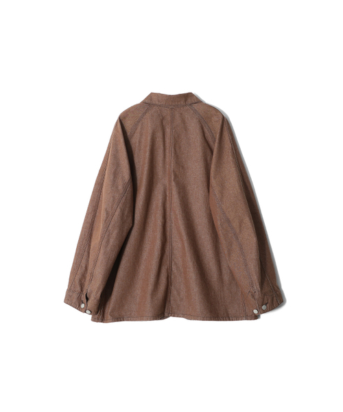 HORLISUN(ホーリーサン)の「Painter Denim Chore Jacket Brown(デニムジャケット・レディース・その他・SMALL/MEDIUM/LARGE)」の2枚目の写真