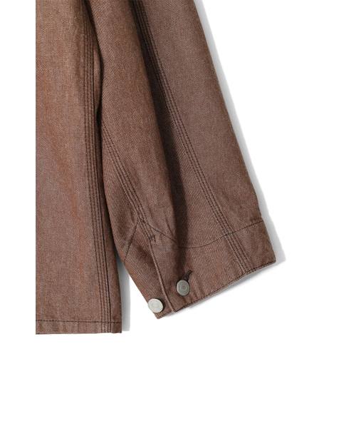 HORLISUN(ホーリーサン)の「Painter Denim Chore Jacket Brown(デニムジャケット・レディース・その他・SMALL/MEDIUM/LARGE)」の5枚目の写真