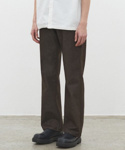 DECET(デケト)の「Dawn Semi Wide Jeans DCPT002CPBrown(デニムパンツ・レディース・その他・26/28/30/34/32)」の1枚目の写真