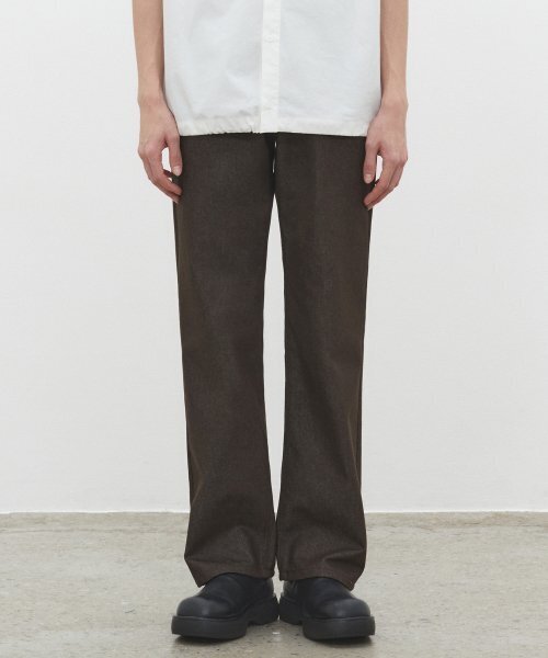 DECET(デケト)の「Dawn Semi Wide Jeans DCPT002CPBrown(デニムパンツ・レディース・その他・26/28/30/34/32)」の2枚目の写真