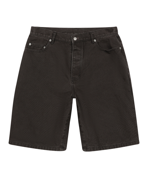 SUNDAY FRUIT MARKET(サンデーフルーツマーケット)の「W) SUNDAY WASHED SHORT CHARCOAL(その他パンツ・レディース・その他・SMALL/MEDIUM)」の1枚目の写真