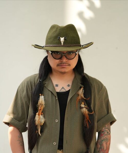 A NOTHING(アナッシング)の「ストライプLCテーラード1/2シャツ(カーキ)(シャツ/ブラウス・レディース・その他・SMALL/MEDIUM/LARGE)」の19枚目の写真