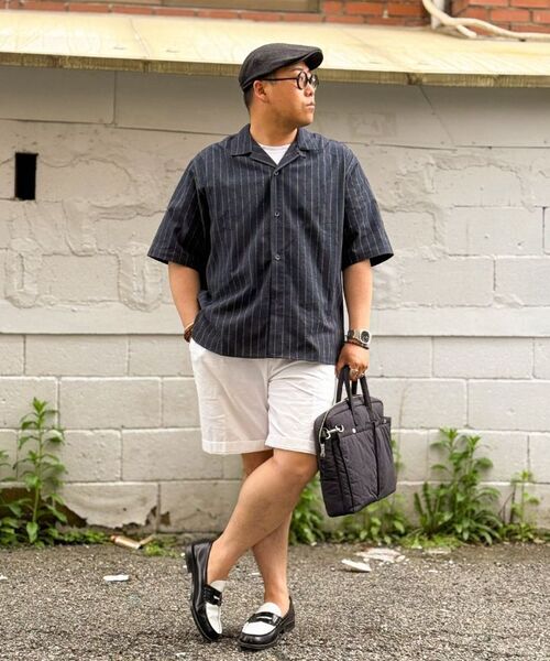 A NOTHING(アナッシング)の「ストライプLCテーラード1/2シャツ(カーキ)(シャツ/ブラウス・レディース・その他・SMALL/MEDIUM/LARGE)」の14枚目の写真