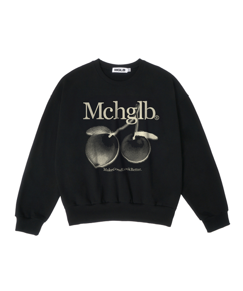 MATCHGLOBE(マッチグローブ)の「トゥワイス ピーチ スウェットシャツ(ブラック)(スウェット・レディース・その他・FREE)」の5枚目の写真