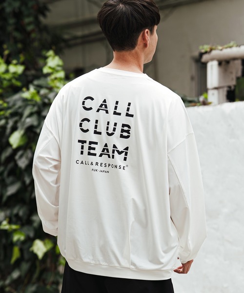 CALL&RESPONSE(コールアンドレスポンス)の「mlt5507- CALL TEAM長袖PO カットソー(260-1321-05)(Tシャツ/カットソー・メンズ・ブラック×ホワイト/ホワイト×ブラック・4/2)」の2枚目の写真